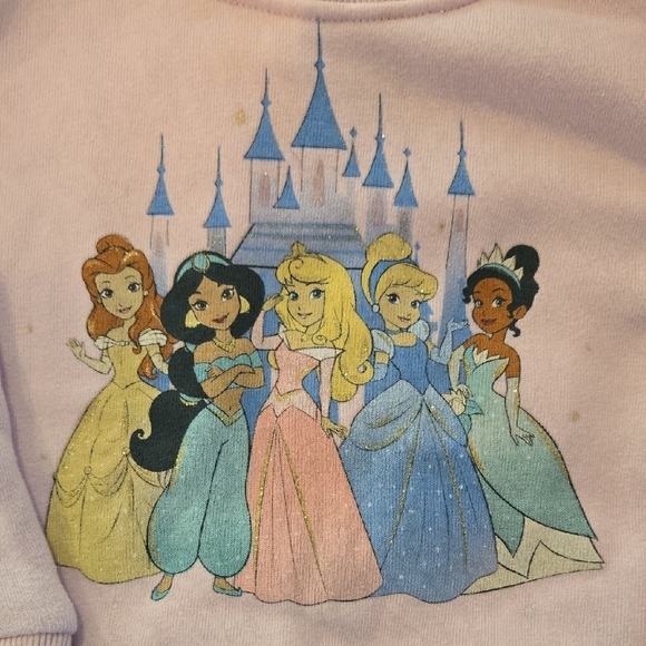 Disney Princess Pink Sweatshirt - Picture 3 of 3